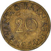 Münze, SAARLAND, 20 Franken, 1954, Paris, SS, Aluminum-Bronze, KM:2, Gadoury:2