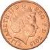 Coin, Great Britain, Elizabeth II, Penny, 2015, AU(50-53), Copper Plated Steel