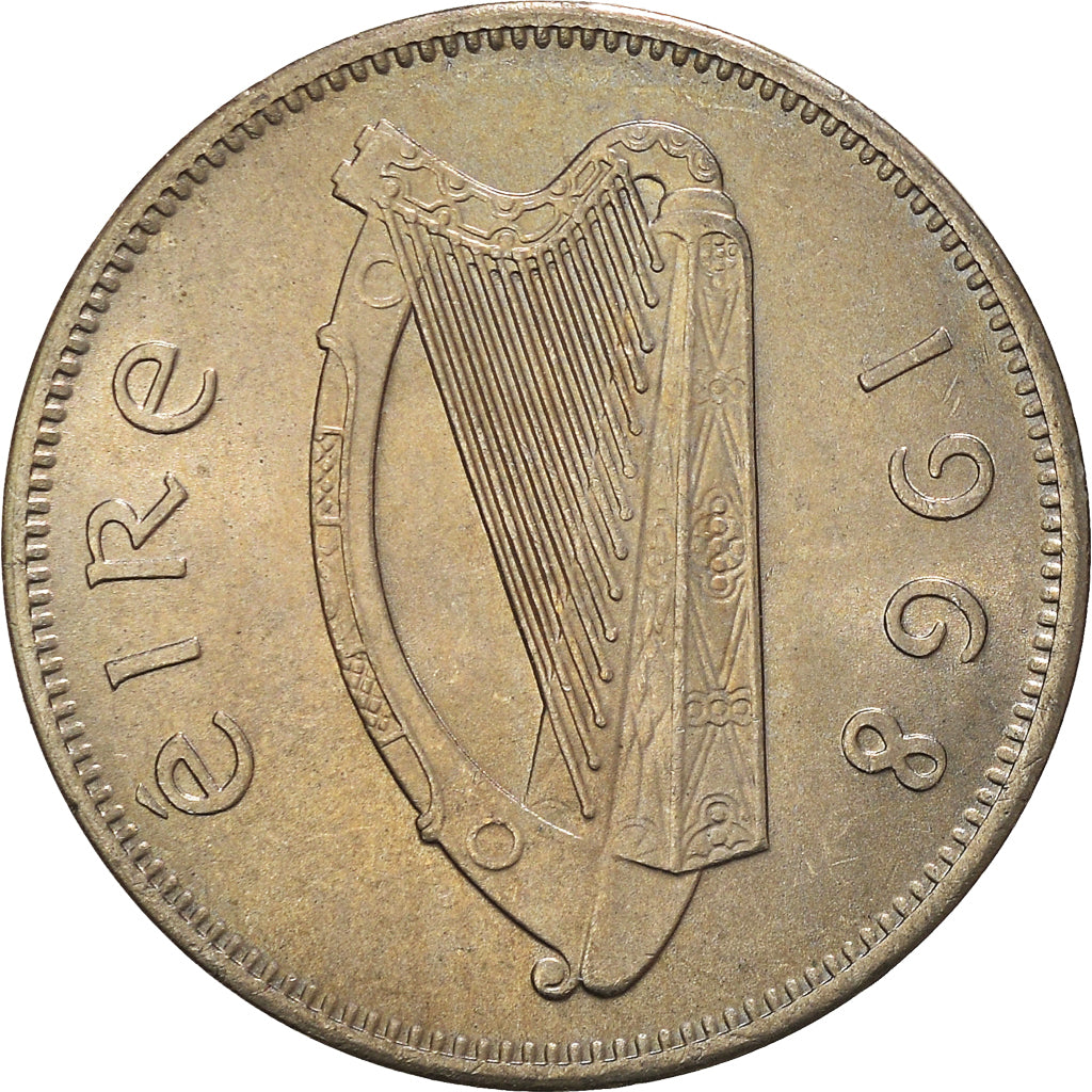 Coin, IRELAND REPUBLIC, 6 Pence, 1968, EF(40-45), Copper-nickel, KM:13a