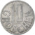 Moneda, Austria, 10 Groschen, 1972, Vienna, BC+, Aluminio, KM:2878