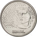 Coin, Brazil, 10 Centavos, 1995, MS(63), Stainless Steel, KM:633