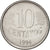 Coin, Brazil, 10 Centavos, 1994, AU(55-58), Stainless Steel, KM:633