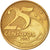 Moneta, Brazylia, 25 Centavos, 2005, EF(40-45), Brąz platerowany stalą, KM:650