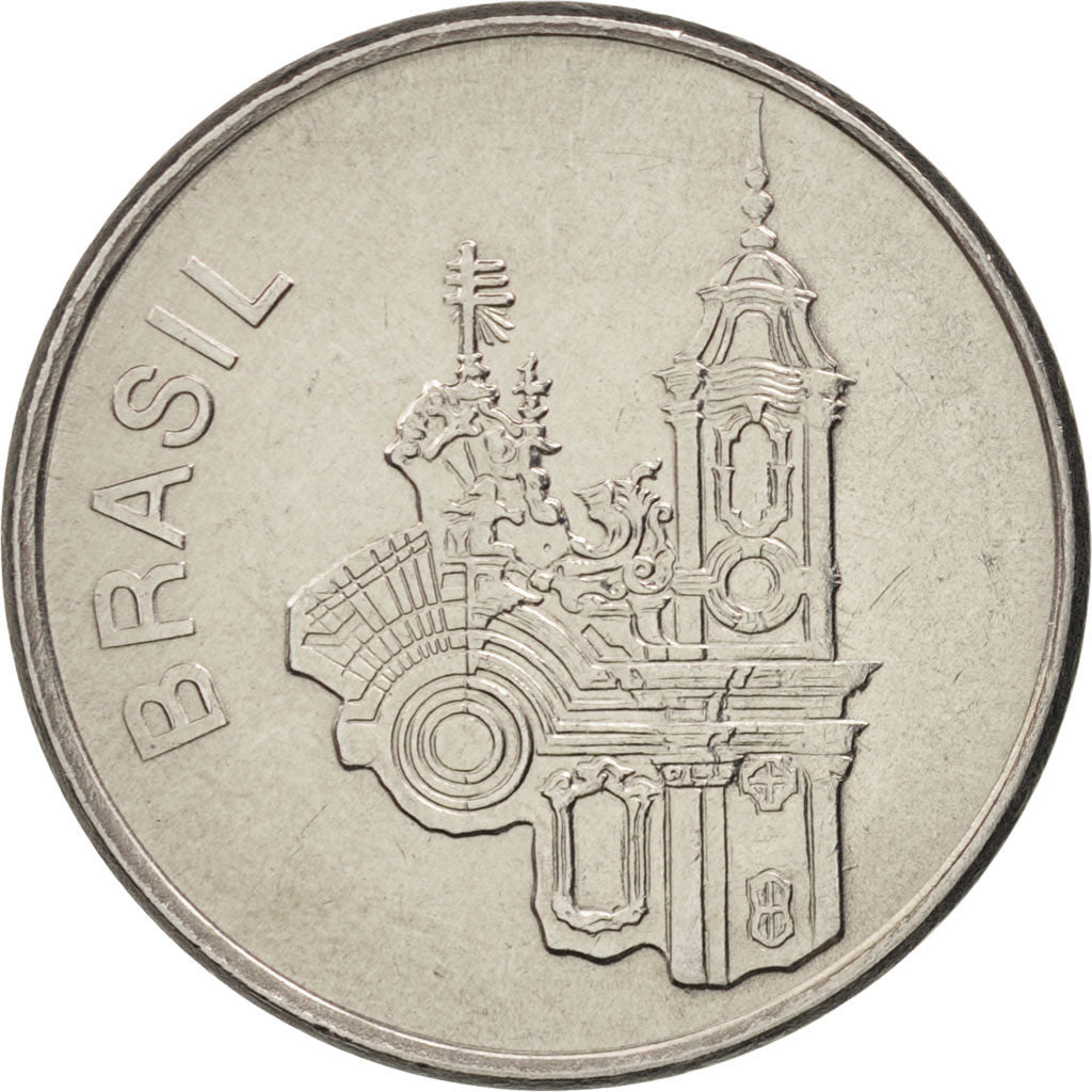 Münze, Brasilien, 20 Cruzeiros, 1982, VZ, Stainless Steel, KM:593.1