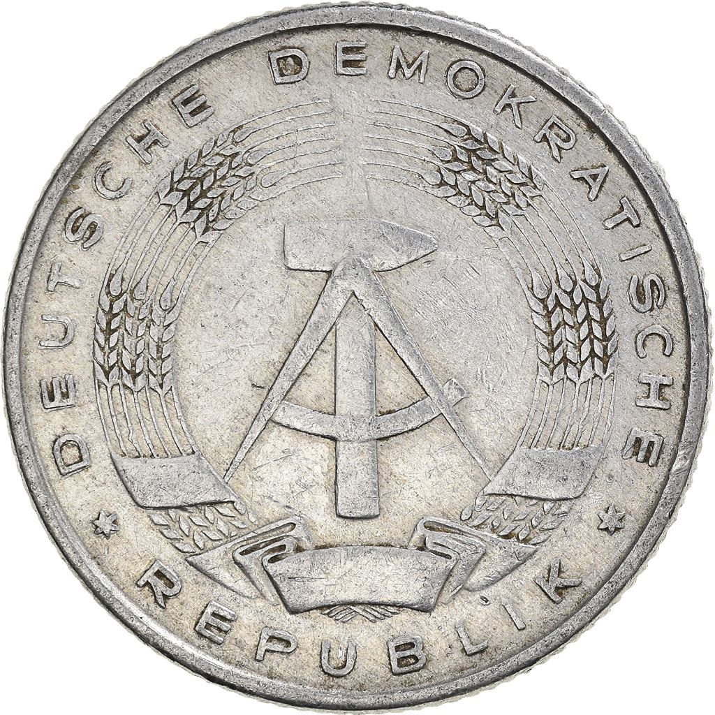 Coin, GERMAN-DEMOCRATIC REPUBLIC, 2 Mark, 1957, Berlin, VF(20-25), Aluminum