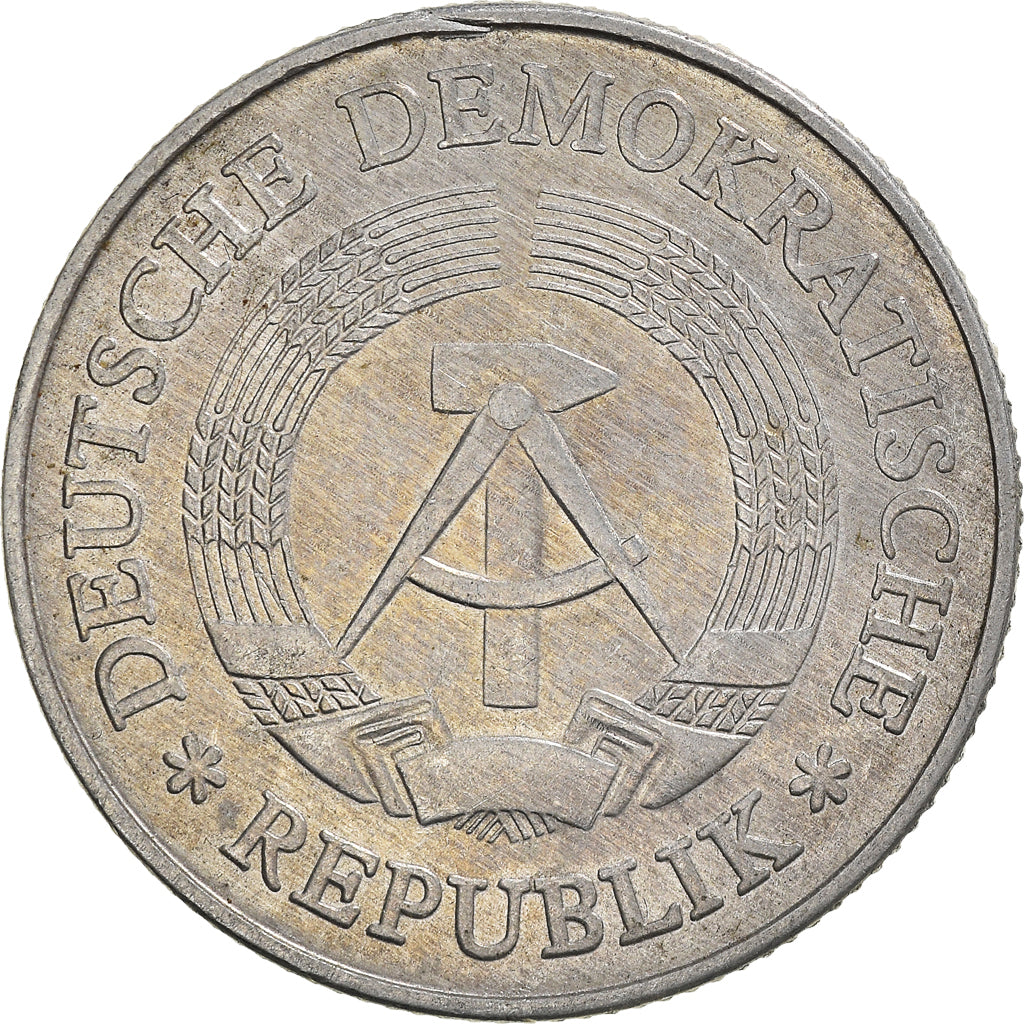 Coin, GERMAN-DEMOCRATIC REPUBLIC, 2 Mark, 1982, Berlin, VF(30-35), Aluminum