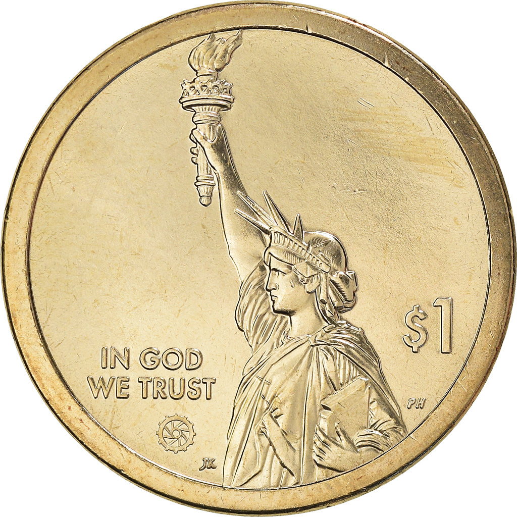 Coin, United States, Dollar, 2021, Philadelphia, American Innovation - Virginia