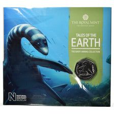 Moneda, Gran Bretaña, PLESIOSAURUS, 50 Pence, 2021, BU, FDC, Cupronickel