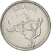 Moneda, Brasil, 10 Cruzeiros, 1985, EBC, Acero inoxidable, KM:592.2