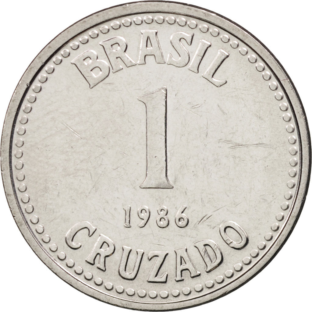 Monnaie, Brésil, Cruzado, 1986, SPL, Stainless Steel, KM:605