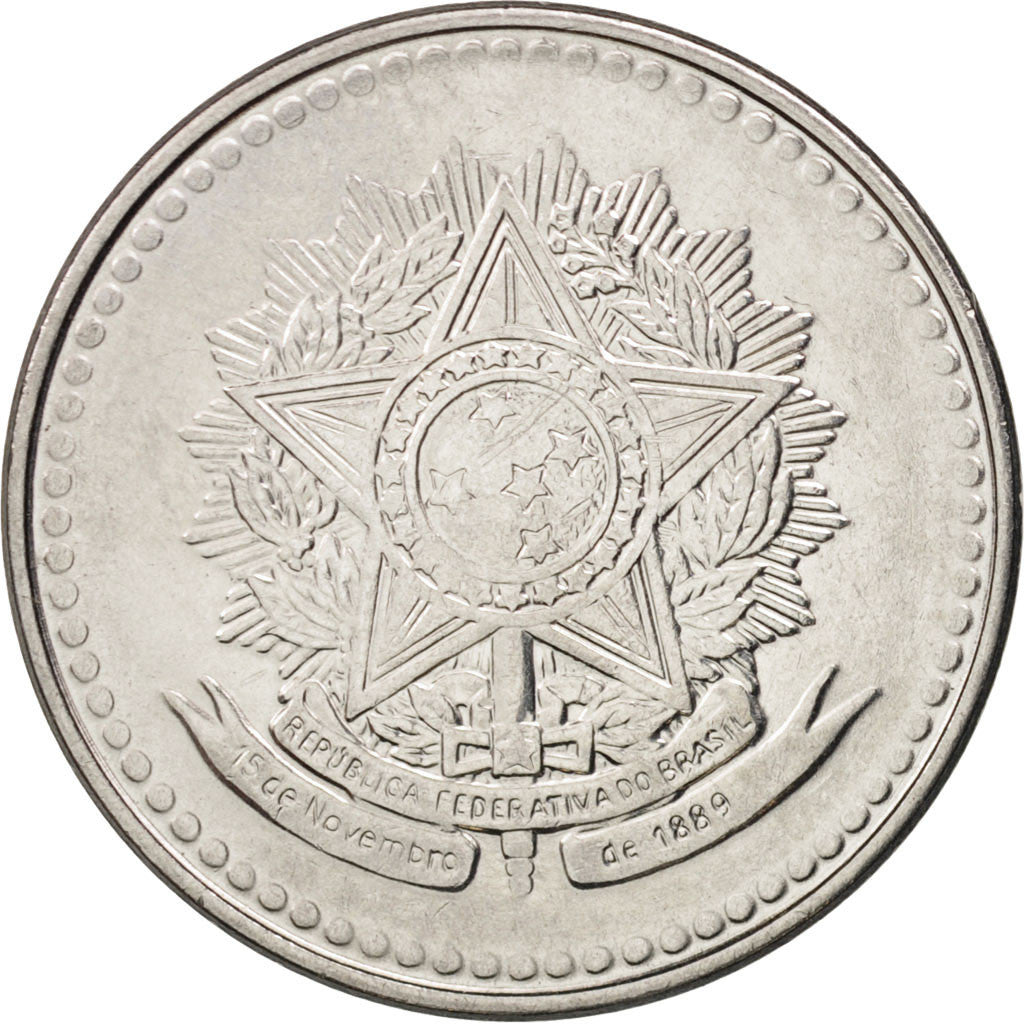 Monnaie, Brésil, 10 Cruzados, 1987, SPL, Stainless Steel, KM:607