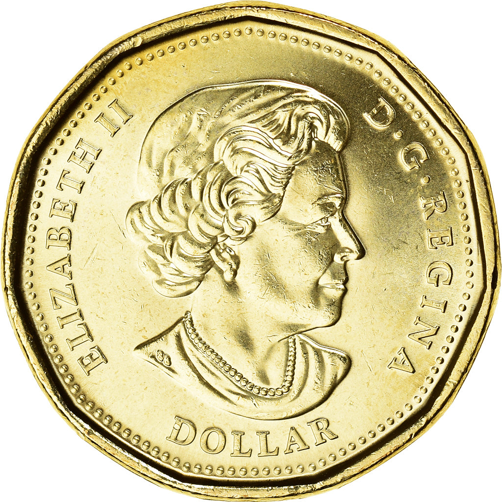 Münze, Kanada, Dollar, 2021, Colorized, UNZ, Brass plated steel (three-ply)