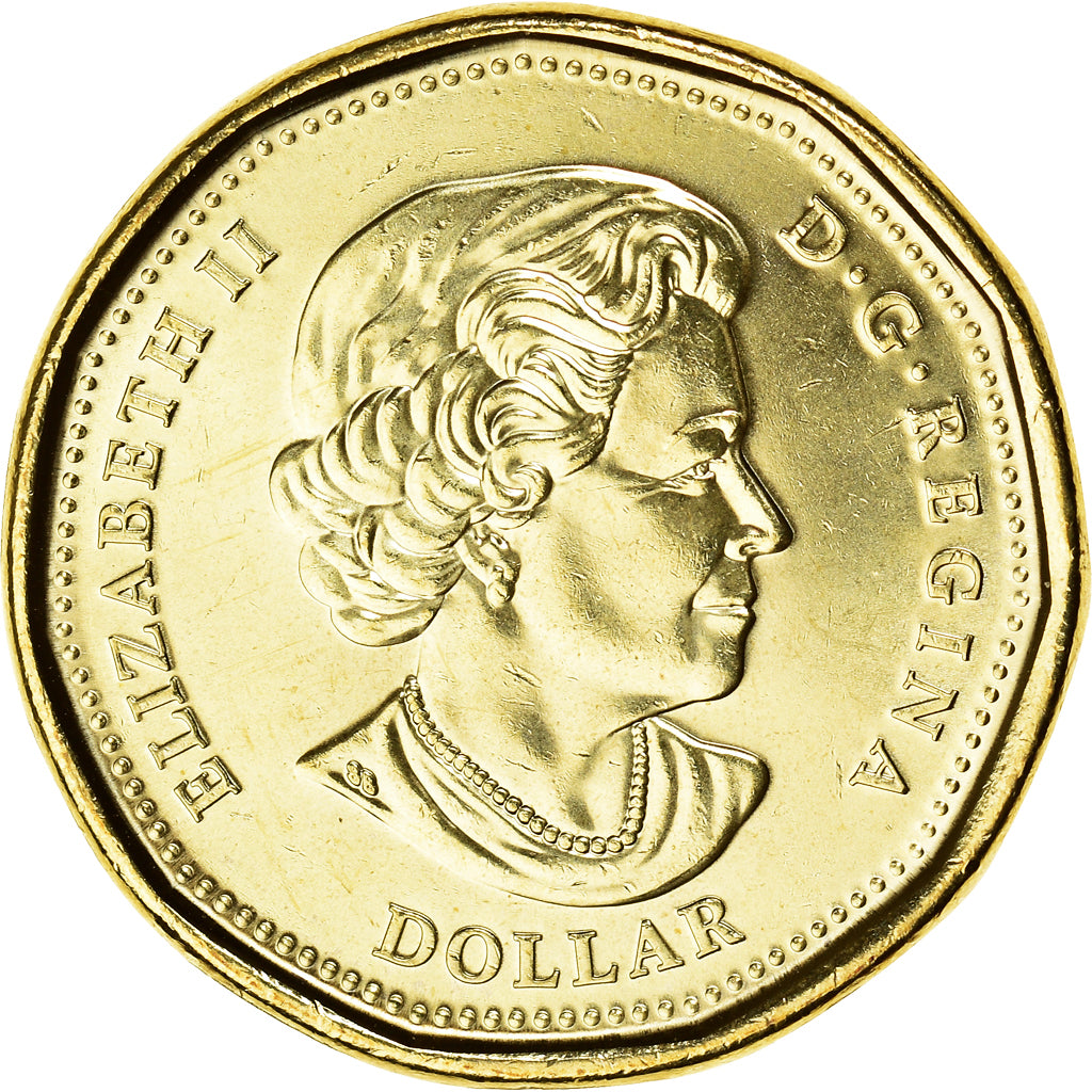 Coin, Canada, Dollar, 2021, Colorized, MS(63), Brass plated steel (three-ply)
