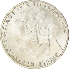Coin, GERMANY - FEDERAL REPUBLIC, 10 Mark, 1972, Stuttgart, EF(40-45), Silver