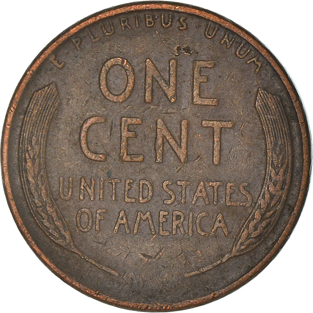 Monnaie, États-Unis, Lincoln Cent, Cent, 1942, U.S. Mint, Denver, TTB, Bronze