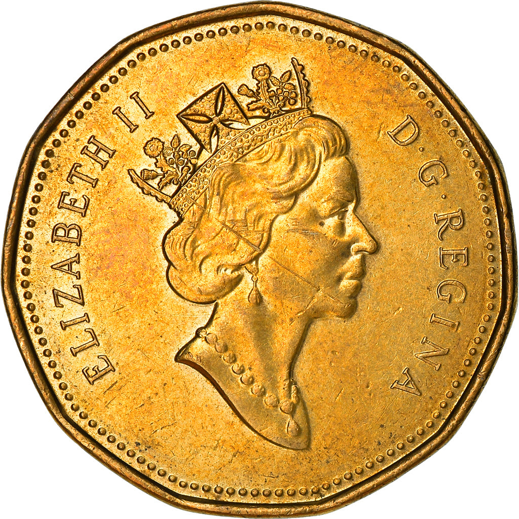 Moeda, Canadá, Elizabeth II, Dollar, 1993, Royal Canadian Mint, Ottawa