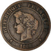 Coin, France, Cérès, 5 Centimes, 1896, Paris, VF(30-35), Bronze, KM:821.1