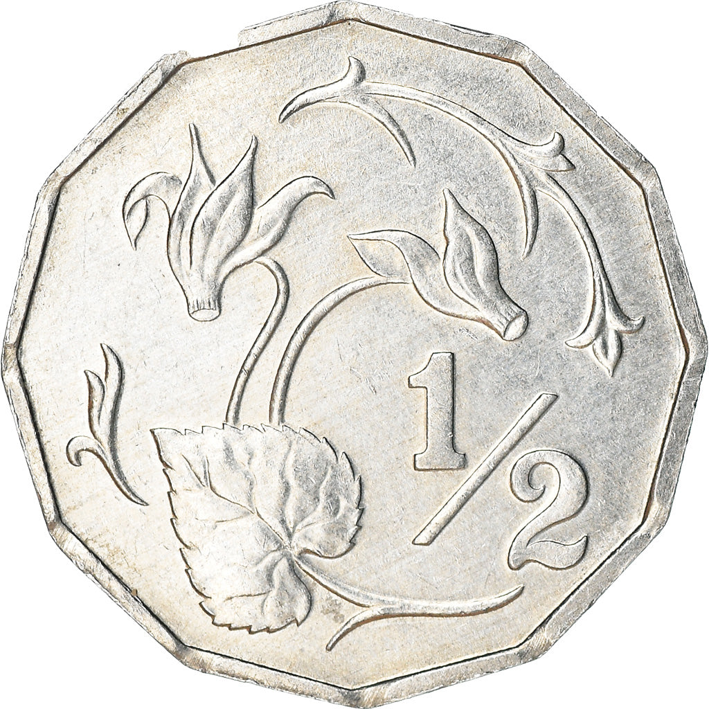 Moneda, Chipre, Half Cent, 1983, MBC, Aluminio, KM:52