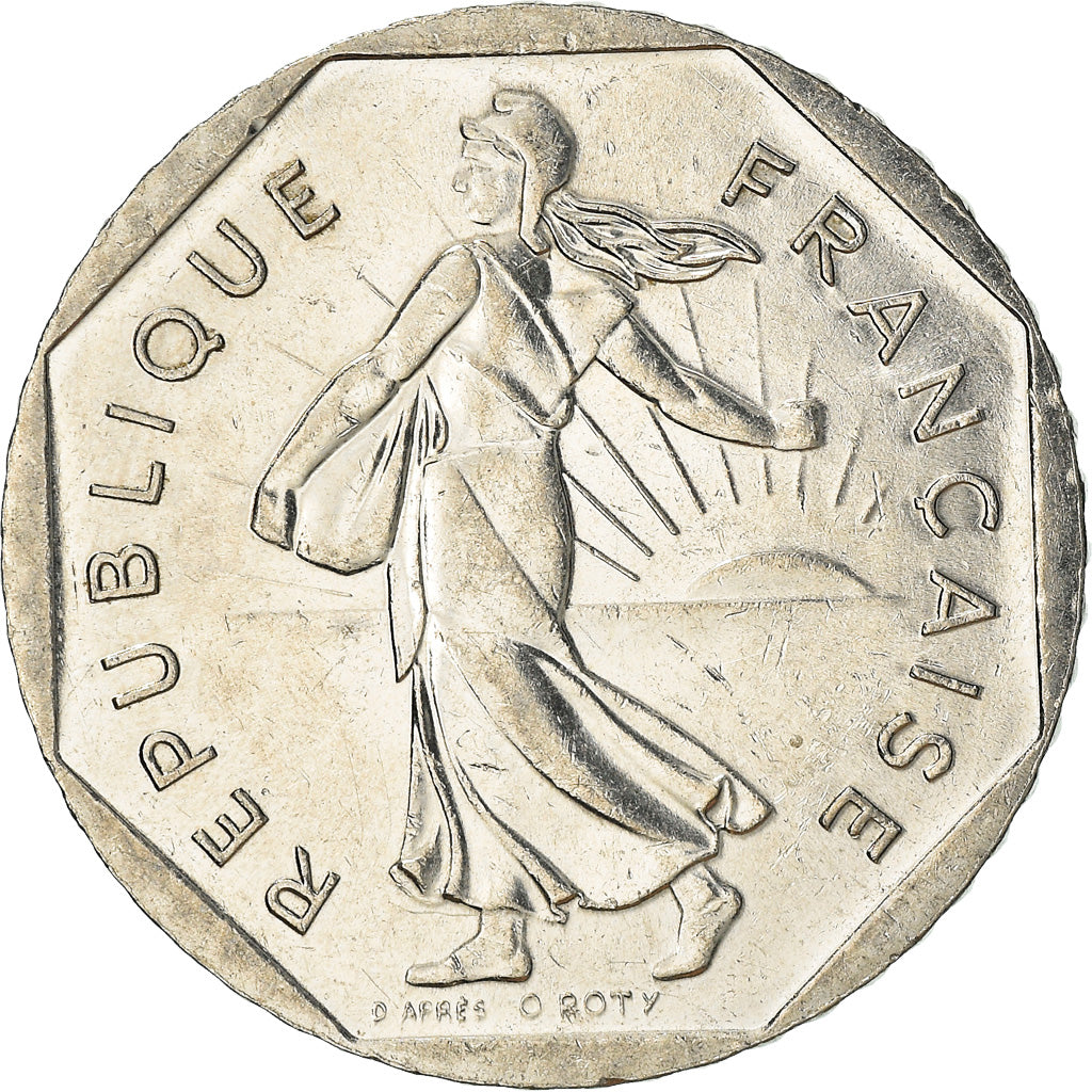 Moneta, Francia, Semeuse, 2 Francs, 2000, Saint-Petersburg, BB, Nichel