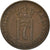 Moneda, Noruega, Haakon VII, 5 Öre, 1922, Kongsberg, BC+, Bronce, KM:368
