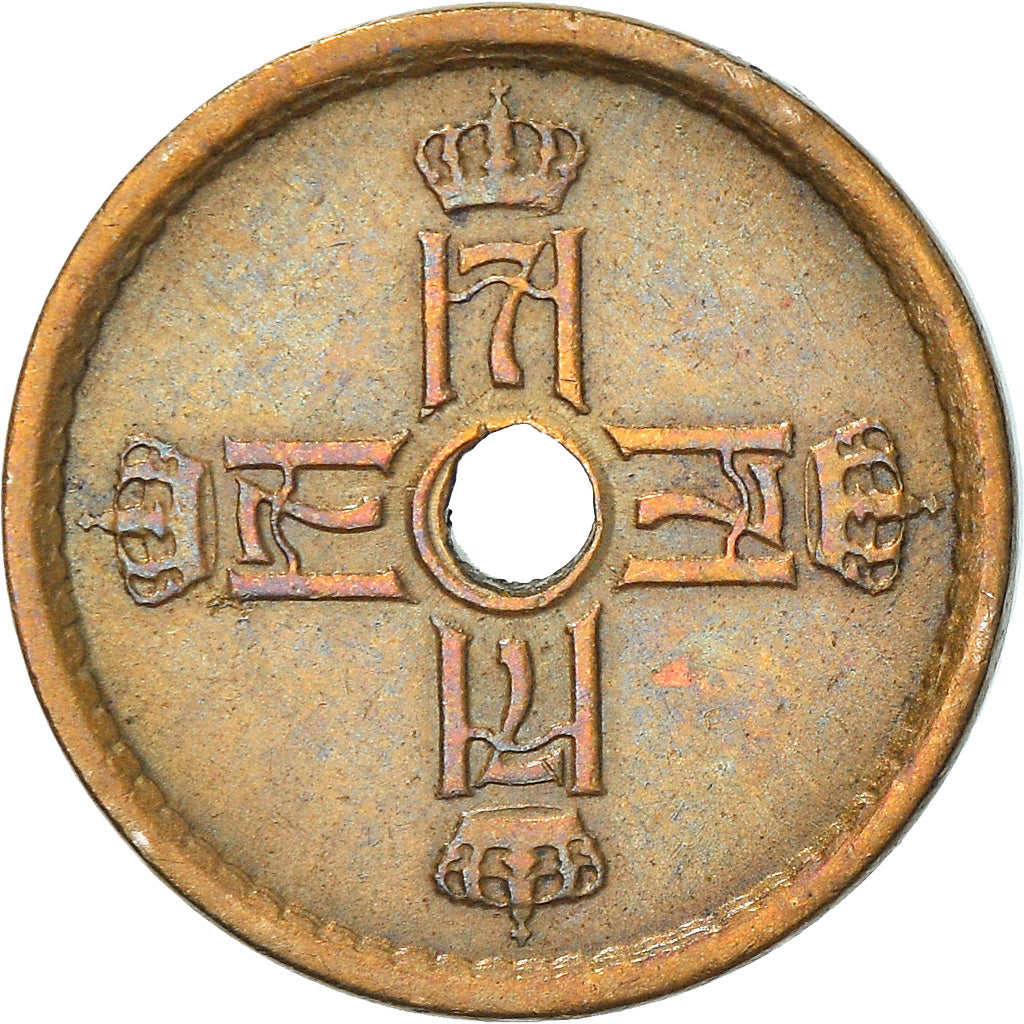 Monnaie, Norvège, Haakon VII, 25 Öre, 1924, TB+, Copper-nickel, KM:384