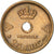 Munten, Noorwegen, Haakon VII, 25 Öre, 1924, FR+, Copper-nickel, KM:384