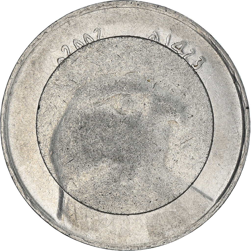 Coin, Algeria, 10 Dinars, 2002, Algiers, VF(30-35), Bi-Metallic, KM:124