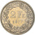 Moneta, Szwajcaria, 2 Francs, 1977, Bern, EF(40-45), Miedź-Nikiel, KM:21a.1