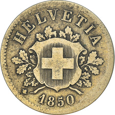 Coin, Switzerland, 10 Rappen, 1850, Bern, VF(20-25), Billon, KM:6