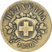 Coin, Switzerland, 10 Rappen, 1850, Bern, VF(20-25), Billon, KM:6