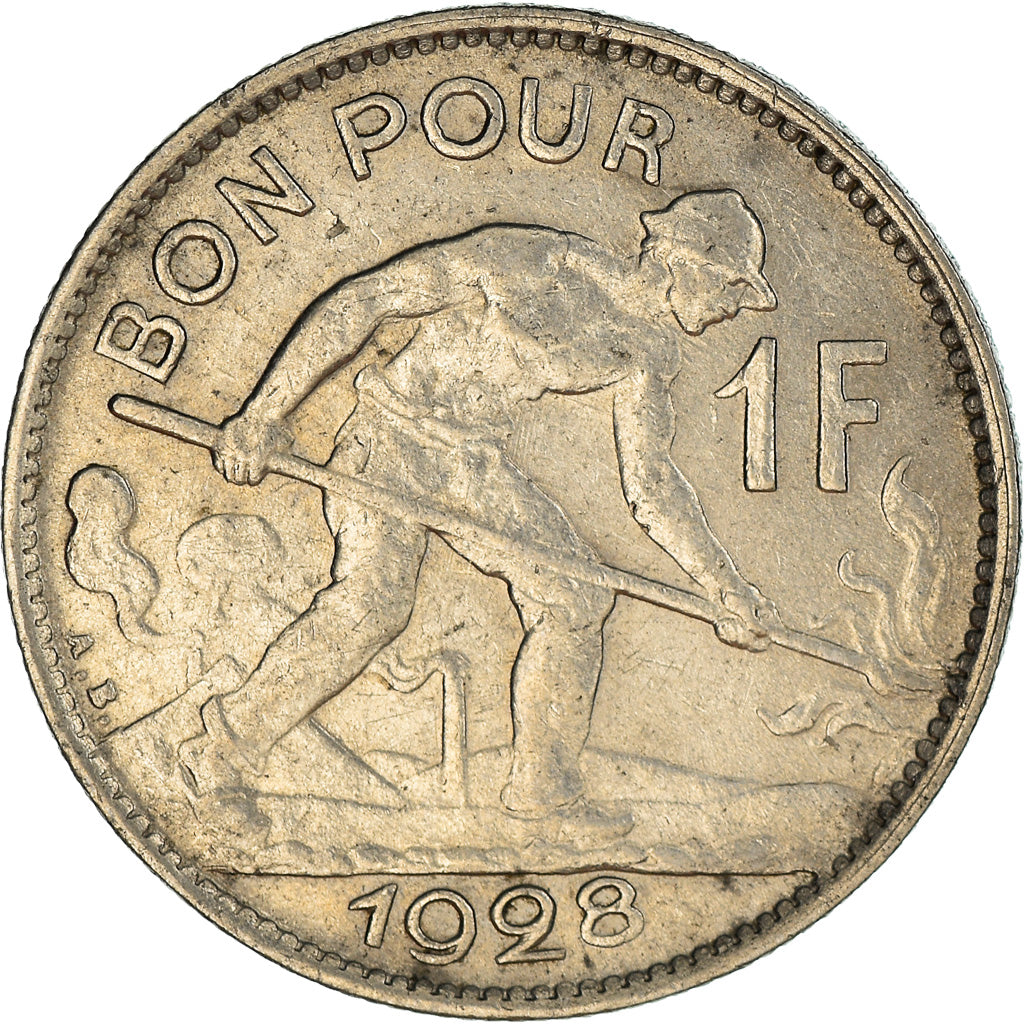 Moeda, Luxemburgo, Charlotte, Franc, 1928, AU(50-53), Níquel, KM:35
