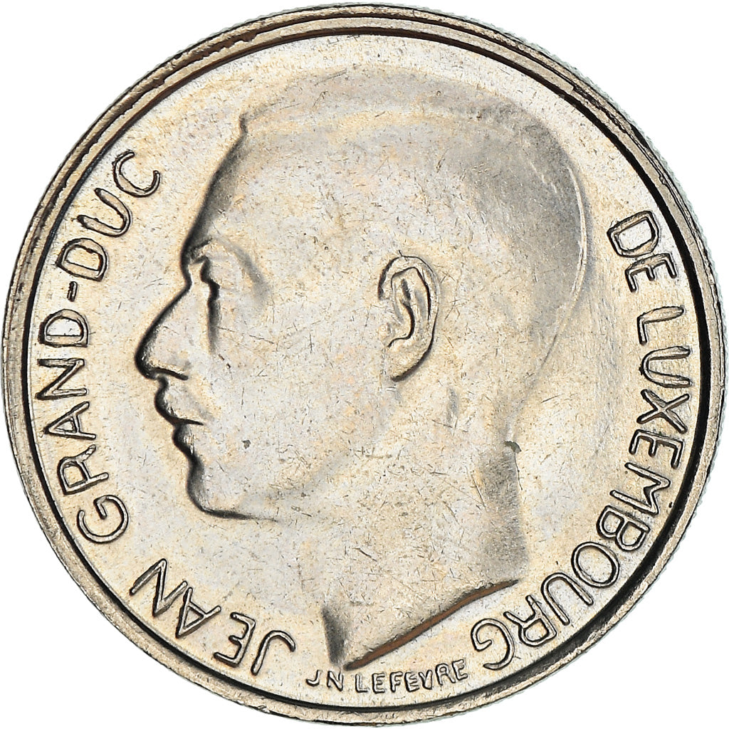 Munten, Luxemburg, Jean, Franc, 1986, ZF, Cupro-nikkel, KM:59