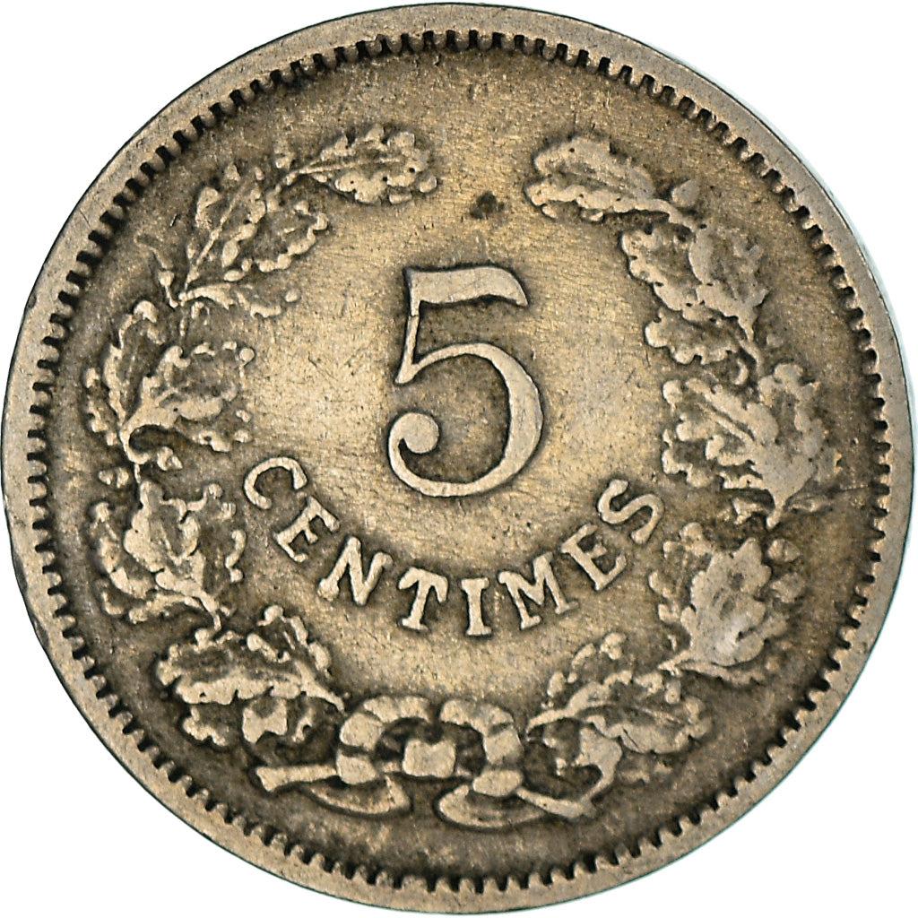Coin, Luxembourg, Adolphe, 5 Centimes, 1901, EF(40-45), Copper-nickel, KM:24