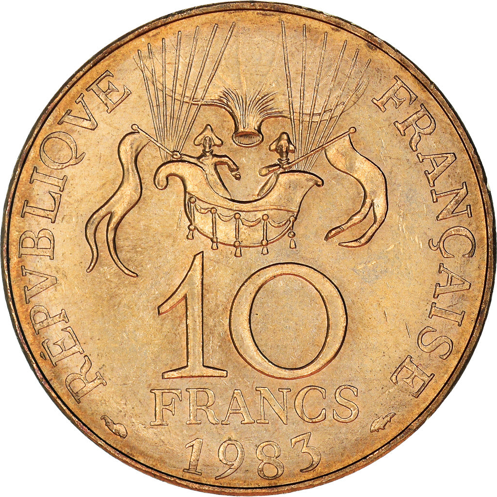 Münze, Frankreich, La conquête, 10 Francs, 1983, Paris, SS, Nickel-Bronze