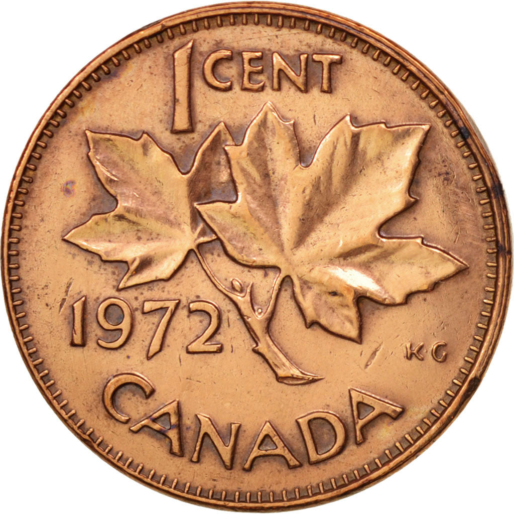 Coin, Canada, Elizabeth II, Cent, 1972, Royal Canadian Mint, Ottawa, EF(40-45)