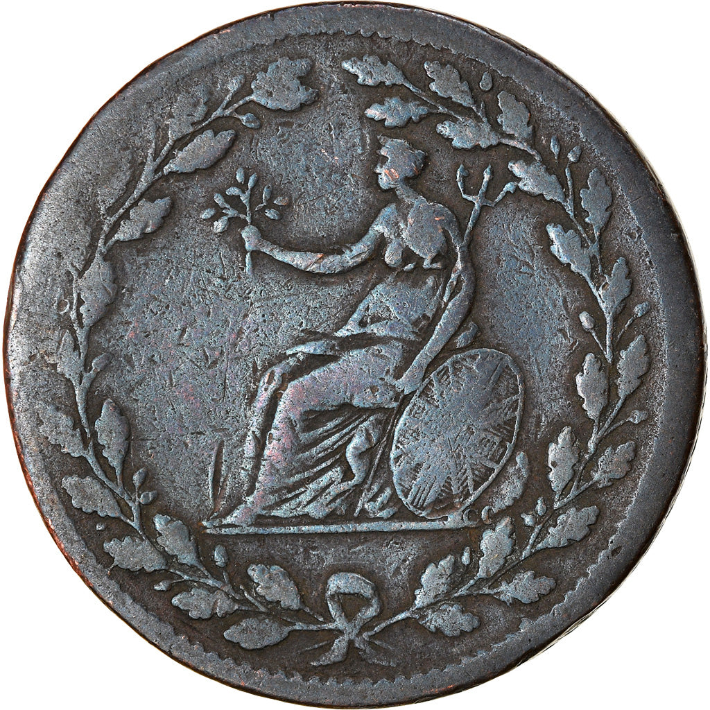 Monnaie, Grande-Bretagne, Essex, British Copper Company, Halfpenny Token, 1811