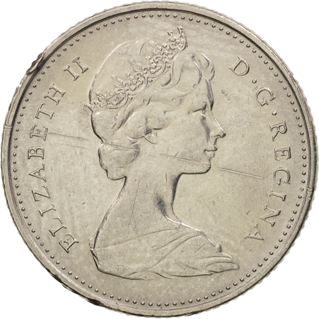 Coin, Canada, Elizabeth II, 10 Cents, 1976, Royal Canadian Mint, Ottawa