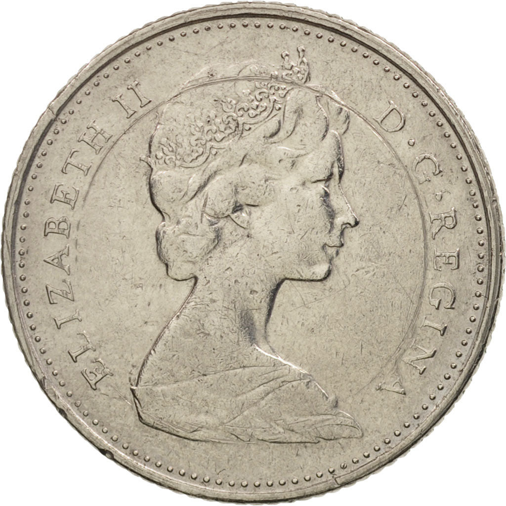 Coin, Canada, Elizabeth II, 10 Cents, 1977, Royal Canadian Mint, Ottawa