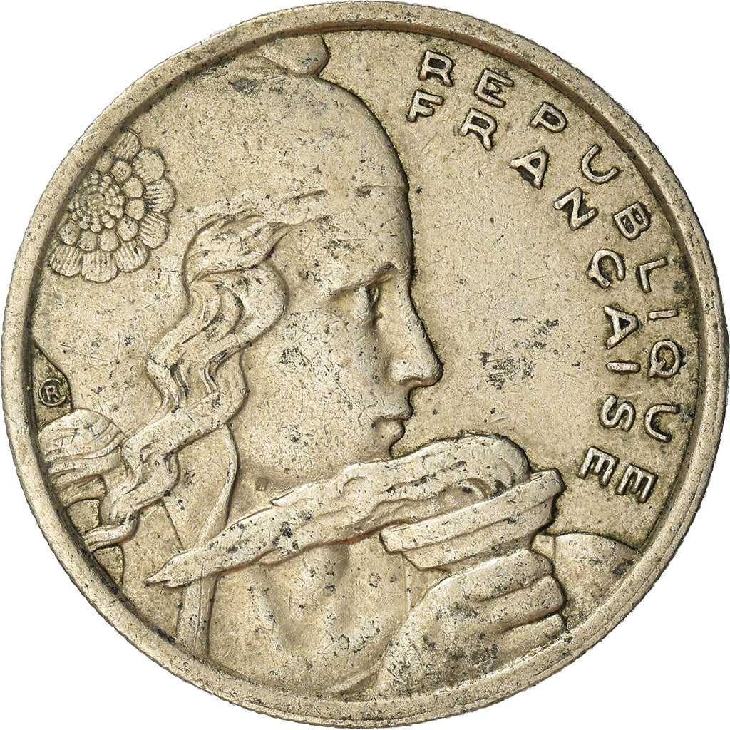 Moeda, França, 100 Francs, 1955