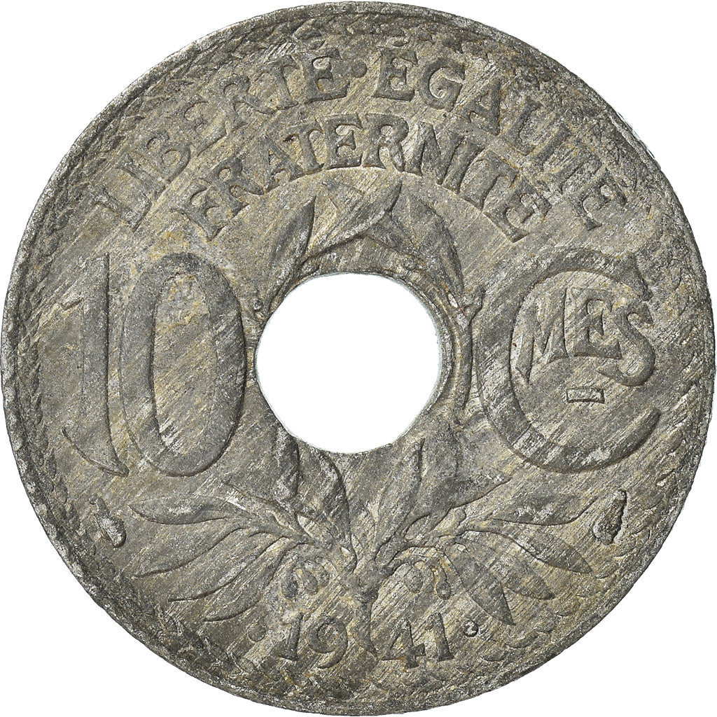 Moneta, Francia, 10 Centimes, 1941