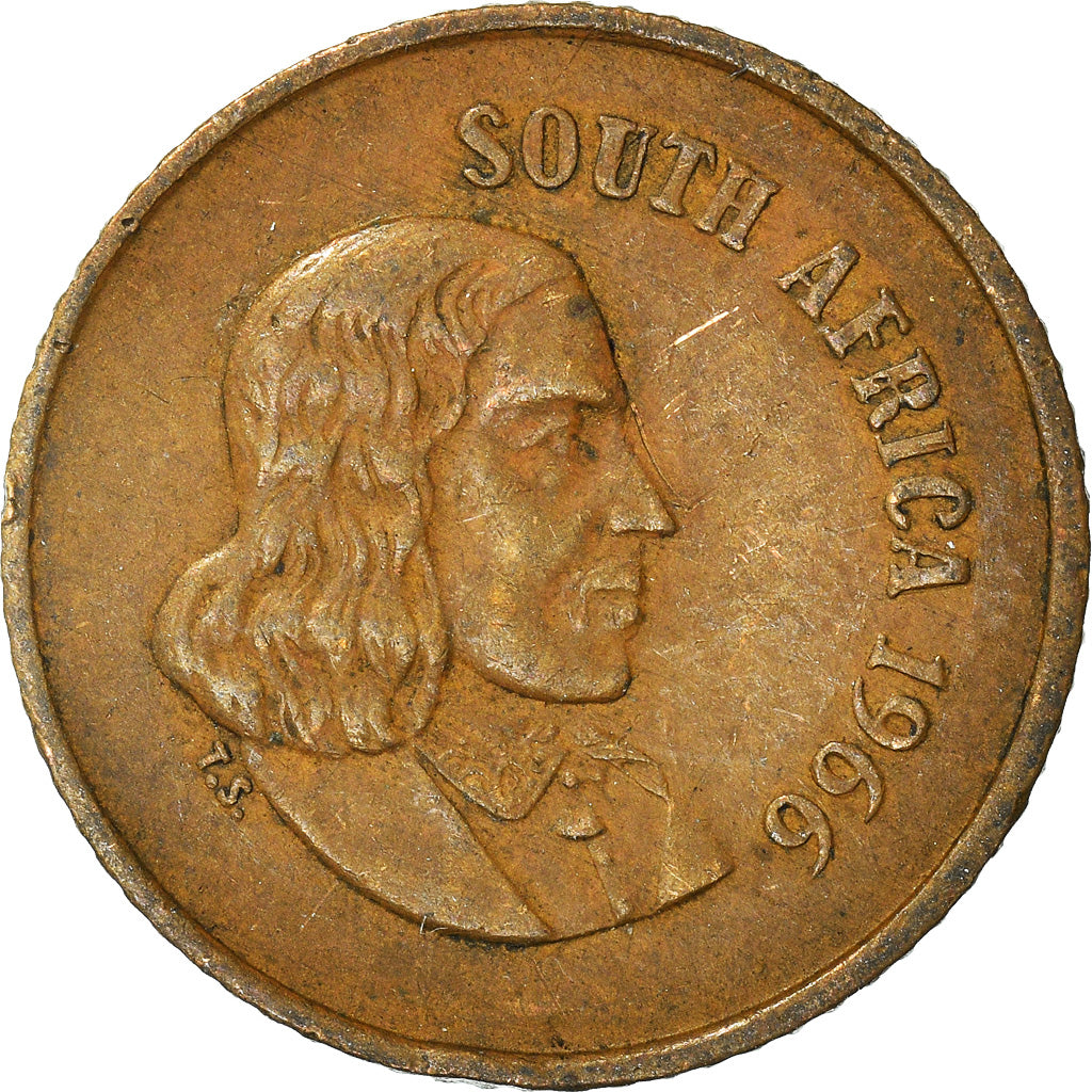 Moneda, Sudáfrica, Cent, 1966