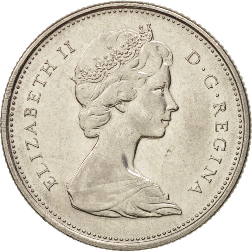 Coin, Canada, Elizabeth II, 25 Cents, 1976, Royal Canadian Mint, Ottawa