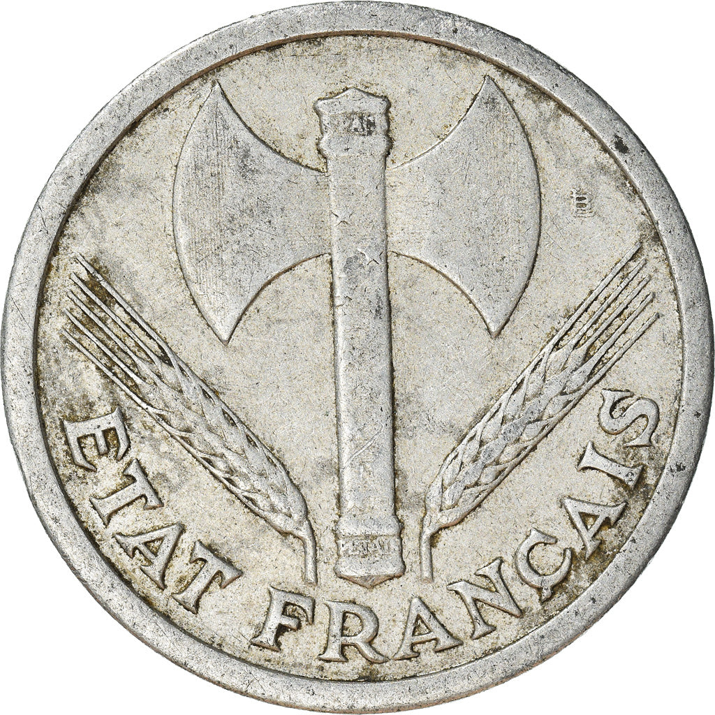 Moneta, Francja, 2 Francs, 1943