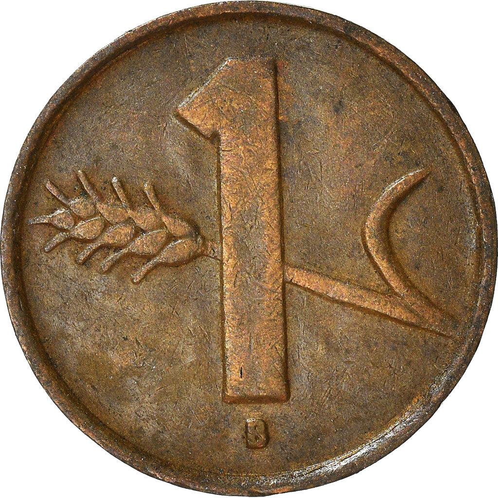 Münze, Schweiz, Rappen, 1949