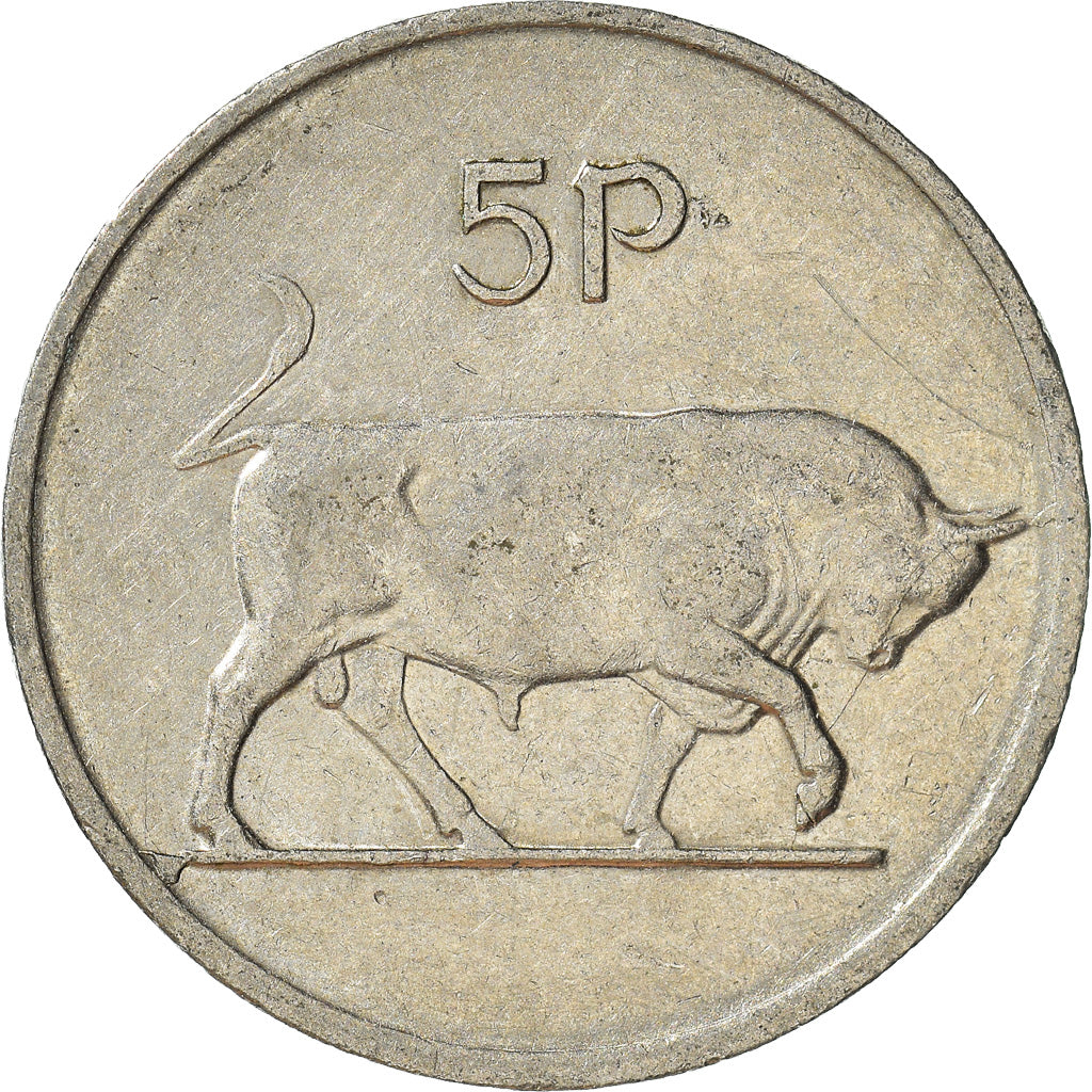 Moneta, REPUBBLICA D’IRLANDA, 5 Pence, 1982