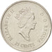 Coin, Canada, Elizabeth II, 25 Cents, 2000, Royal Canadian Mint, Ottawa