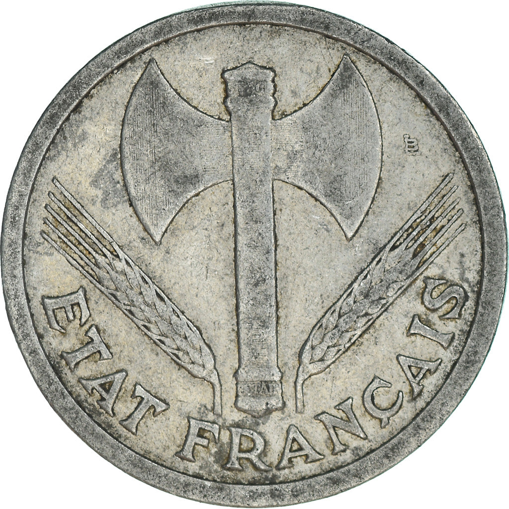 Munten, Frankrijk, 2 Francs, 1943