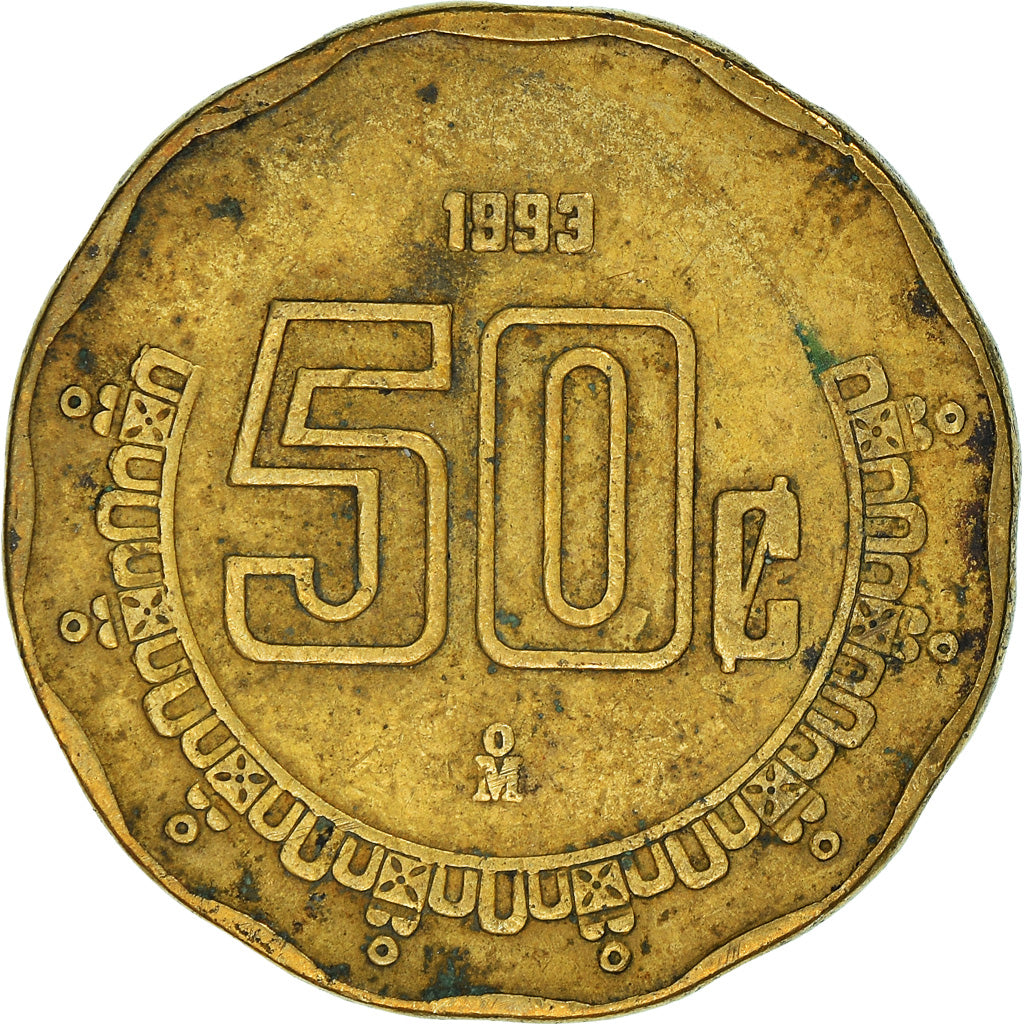 Moneta, Mexico, 50 Centavos, 1993