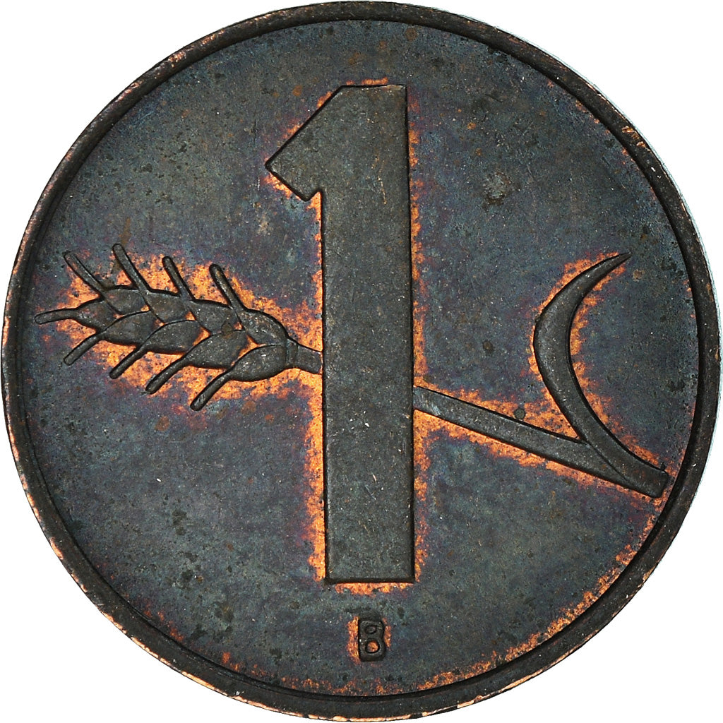 Moneda, Suiza, Rappen, 1967