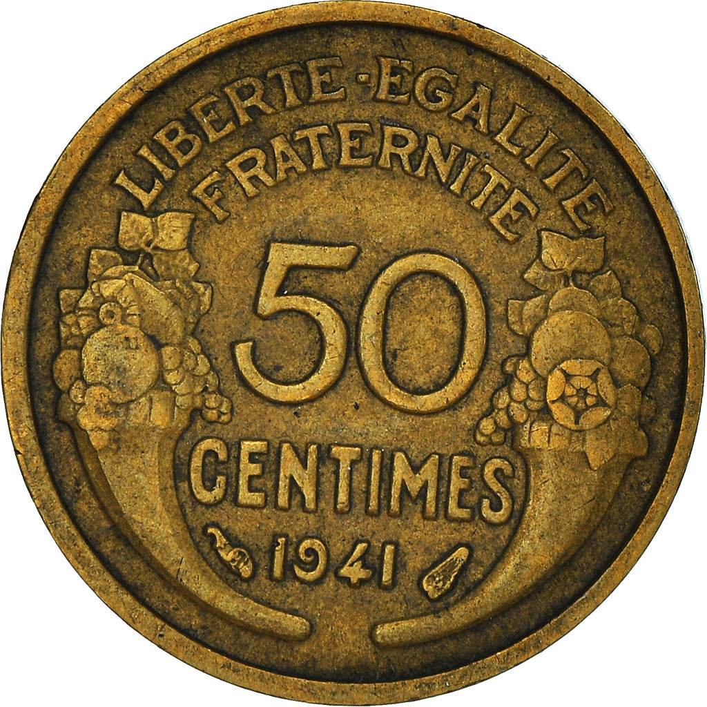 Moneda, Francia, 50 Centimes, 1941